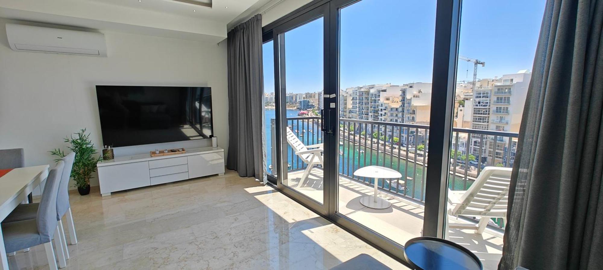Apartment Luxury Sea Front At Spinola Bay St Julians San Ġiljan